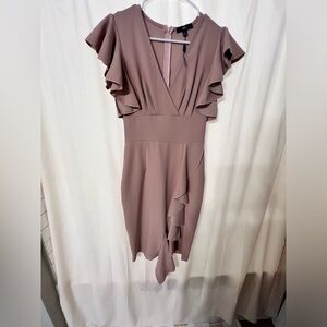 Blush pink Amazon dress. Size small. Worn once. Perfect for a wedding guest.